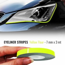 Neon Yellow Car Headlight