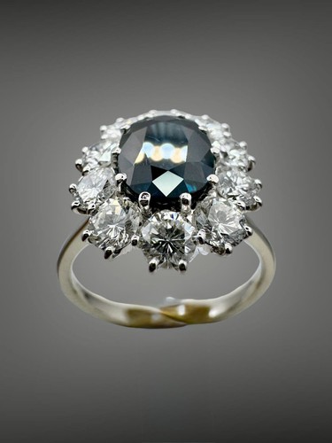 Anello zaffiro ceylon oro - anello,
