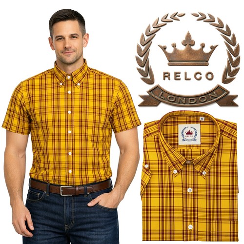 Camicia relco uomo quadri - camicia,