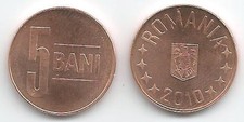 Romania KM190(U) 5 Bani, lot