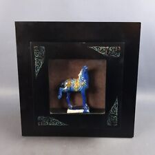 Quadro Teca Cavallo Porcellana