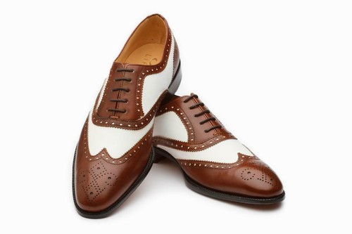 Scarpe oxford brogue coda - a,