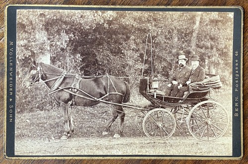 Antica foto carrozza - foto, con