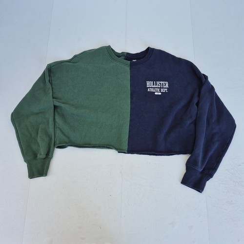 Felpa hollister piccola verde - felpa,