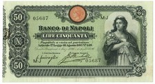 50 LIRE BANCO DI NAPOLI