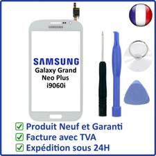 Vetro Touch Screen Samsung Galaxy Grand Neo Plus i9060i Bianco Adesivo