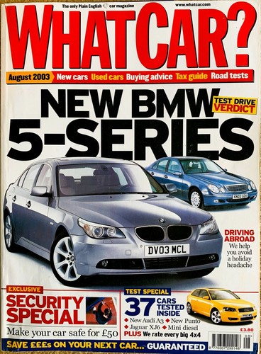 What car magazine aug 2003 - aug-2003,