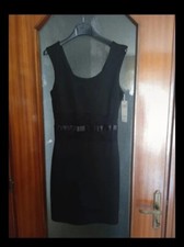Tubino nero con pizzo e
