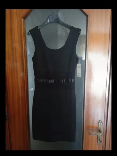 Tubino nero con pizzo - , e