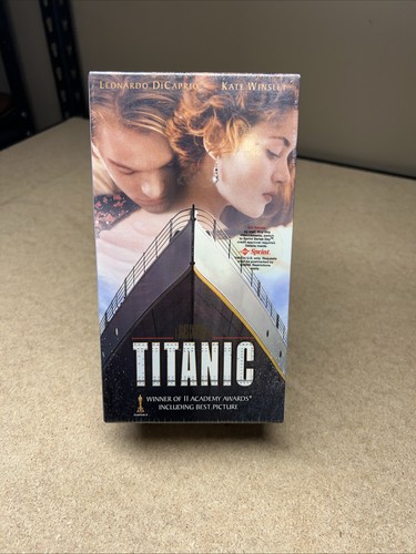 Titanic vhs 1997 leonardo - titanic,