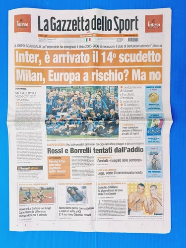 Gazzetta dello sport luglio - gazzetta,