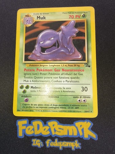 Carta pokemon muk holo - muk, no