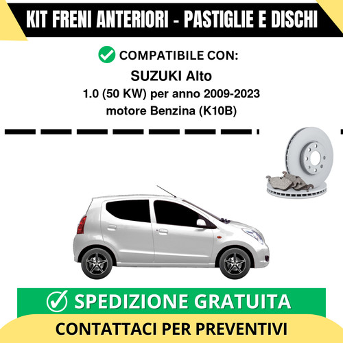 Kit freni anteriori pastiglie - freni, (pastiglie