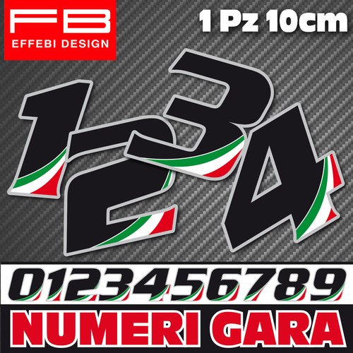 Adesivi stickers numeri gara - stickers,