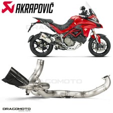 DUCATI MULTISTRADA 1200 2015-2017 Scarico AKRAPOVIC Titanio RC E-D12E4