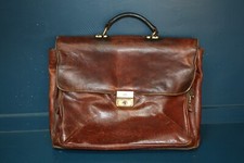 Valigetta vintage The Bridge marrone tutta pelle borsa messenger documenti revival