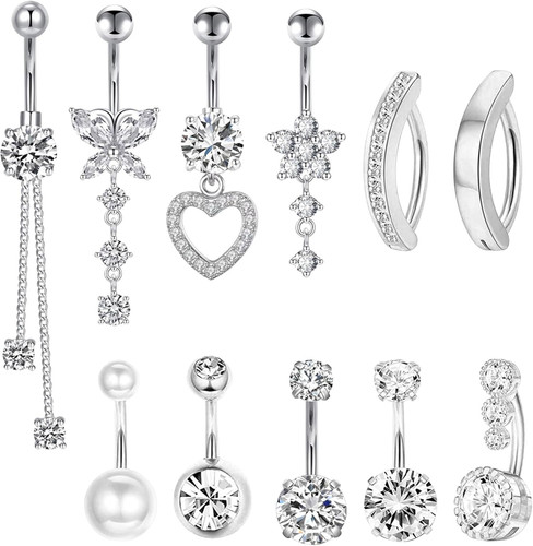 Pcs piercing ombelico per - piercing,