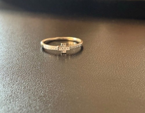 Anello donna croce oro kt - anello,