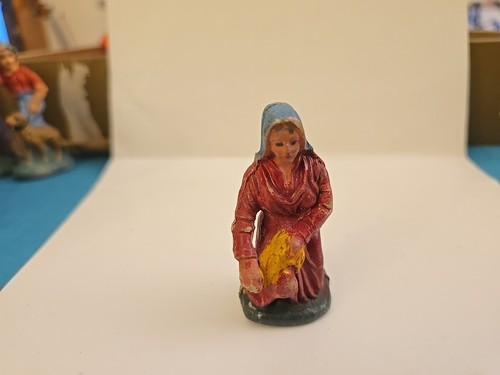 Personaggio presepe vintage - presepe,