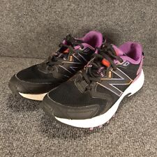 Scarpe da trail running New Balance 410v7 da donna taglia 7,5 nere e viola WT410CK7