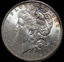 1886 $1 Morgan Silver Dollar-