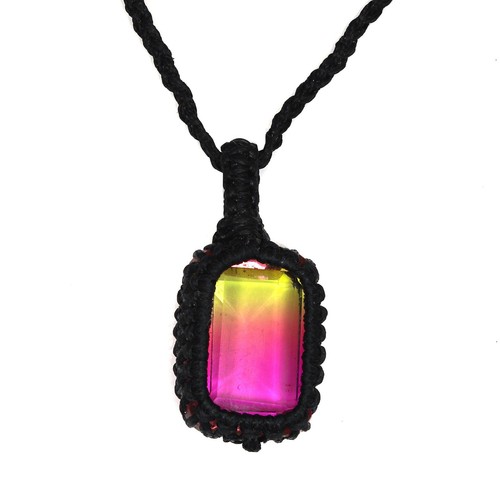 Collana macramè fatta mano - collana, a