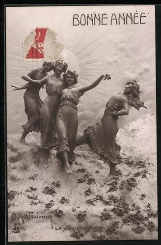 Cartolina artistica domenico - cartolina,