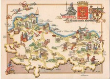 PALERMO - CARTINA DELLA PROVINCIA EDIZ ENTE PROVINCIALE TURISMO