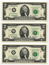 Lotto 3 x Banconote Stati