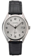 Adora | Orologio Da Polso Uomo Analogico Con Data Cinturino In Pelle | Ø 37mm