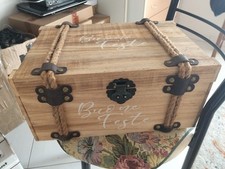 Scatola/Bauletto Natalizia in Legno Natalizia  Buone Feste