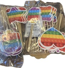 48 pezzi pop it fidget cupcake