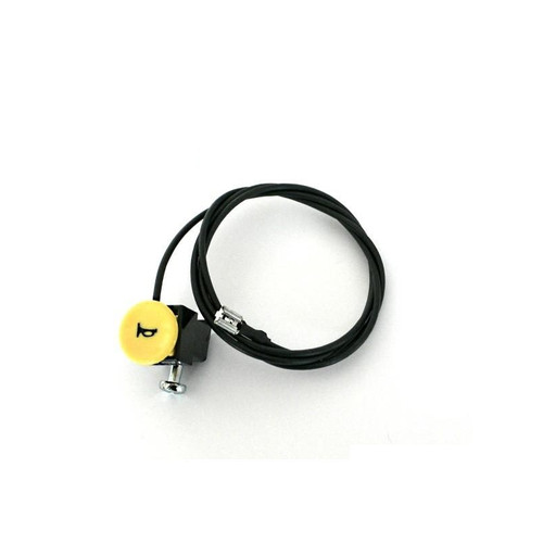 Pulsante clacson tondo giallo - clacson,
