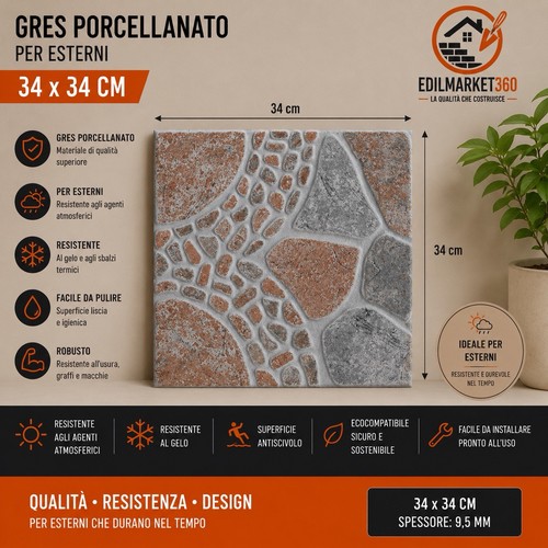 04mq piastrella 34x34 - (9pz),