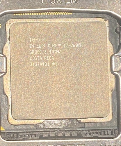 Cpu intel core - intel, i7-2600k