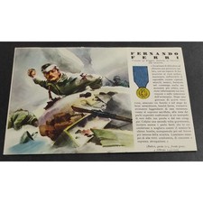 Cartolina Medaglie d'Oro di Questa Guerra 71 - Fernando Ferri