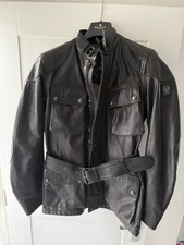 BELSTAFF LEGACY TRIALMASTER PANTHER JACKET NERO TAGLIA XXS