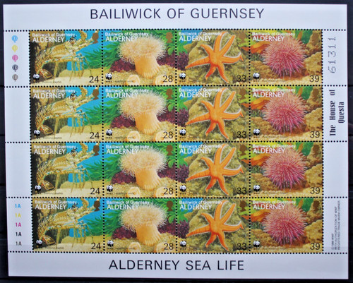 Alderney 1993 fauna marina - alderney, wwf