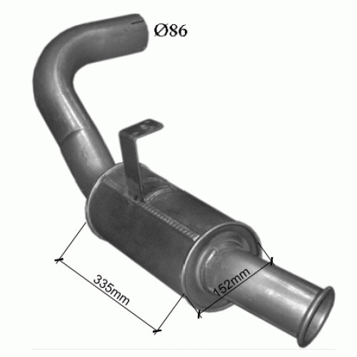 Silenziatore per daf - per, 45