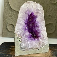 Splendida chiesa geode ametista - decorazione spirituale cristallo viola - 7,1 libbre