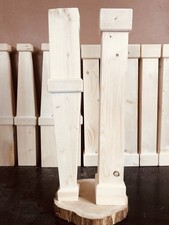 Set 4 Gambe tavolo a spillo o quadrate in legno di abete 11x11xh90 cm SU MISURA