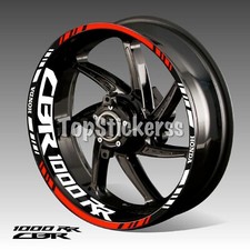 adesivi moto Honda CBR 1000 RR strisce RACING cerchi ruote stickers vinile PRO