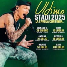 Ultimo San Siro 05/07/2025: biglietto 1 anello rosso numerato, fila 5 posto 4