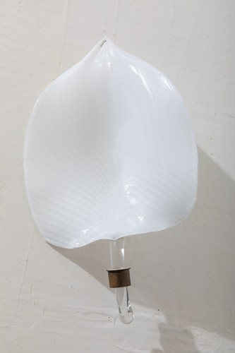 Murano glass leaf from franco - glass,