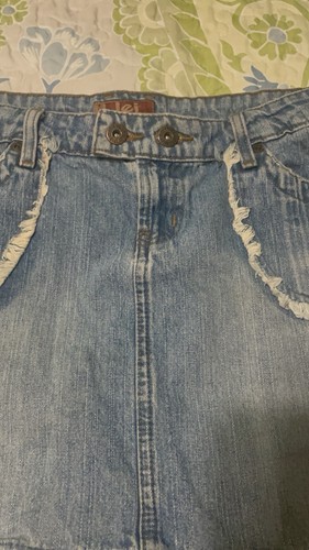 Gonna corta vintage - lei, denim