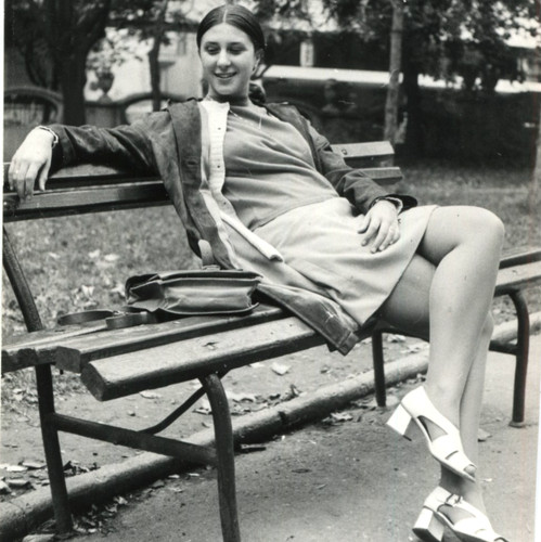 Minigonna sandali tacco alto