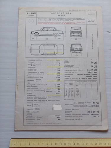 Alfa romeo 2000 berlina - alfa,