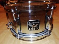 GRETSCH BLACKHAWK | Rullante vintage in acciaio 10x5.5 per Batteria acustica
