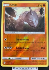 Carte Pokemon ONIX 105/236 REVERSE Soleil et Lune 12 SL12 FR NEUF