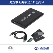 Case per HDD 2.5" USB 3.0 hardisk sata cover box contenitore PC esterno HDD 2,5